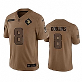 Men's Minnesota Vikings #8 Kirk Cousins 2023 Brown Salute To Service Limited Football Stitched Jersey Dyin,baseball caps,new era cap wholesale,wholesale hats